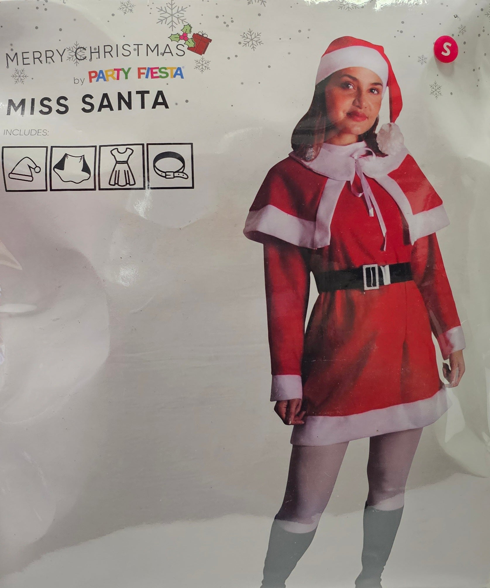 DISFRAZ SANTA CON CAPA-S