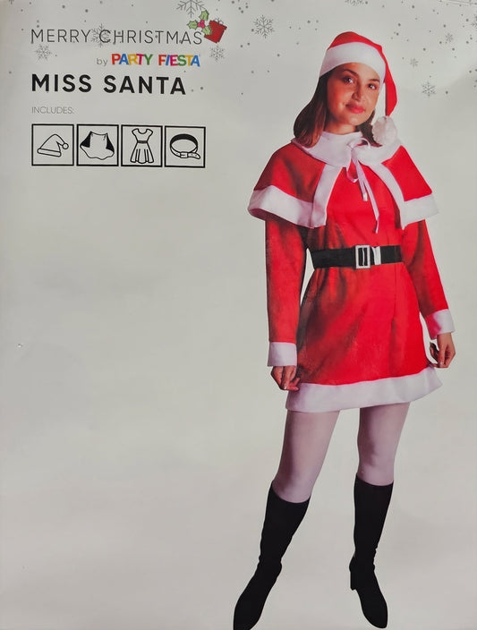 DISFRAZ SANTA CON CAPA-L