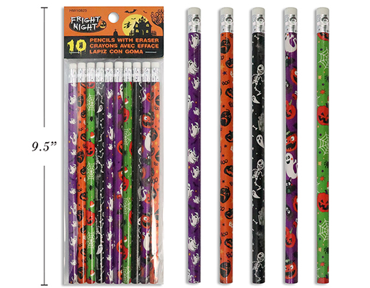 LAPICES HALLOWEEN 10UDS