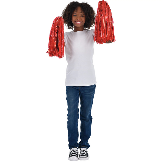 2 POMPOM ROJO 40CM