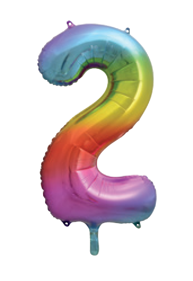 GLOBO FORMA N.2 ARCOIRIS PAS