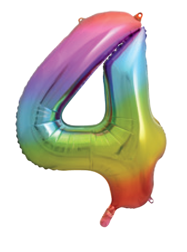 GLOBO FORMA N.4 ARCOIRIS PAS