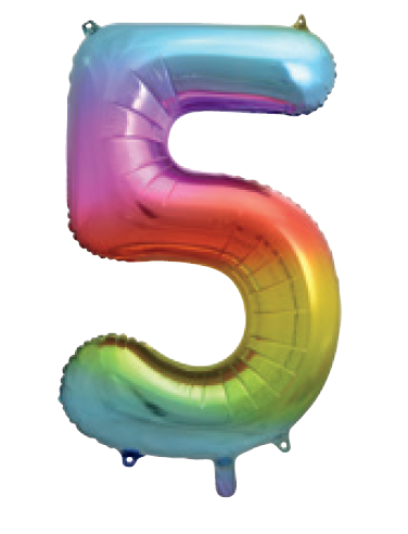 GLOBO FORMA N.5 ARCOIRIS PAS