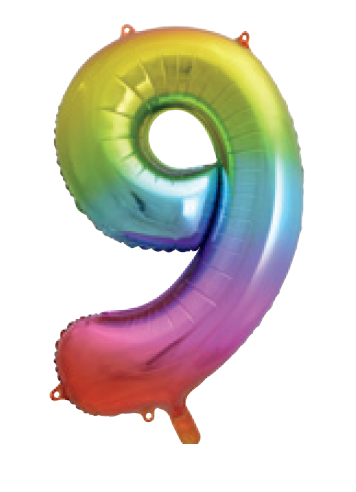 GLOBO FORMA N.9 ARCOIRIS PAS