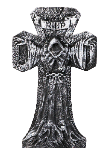 LAPIDA FORMA CRUZ 58X34X2.5CM