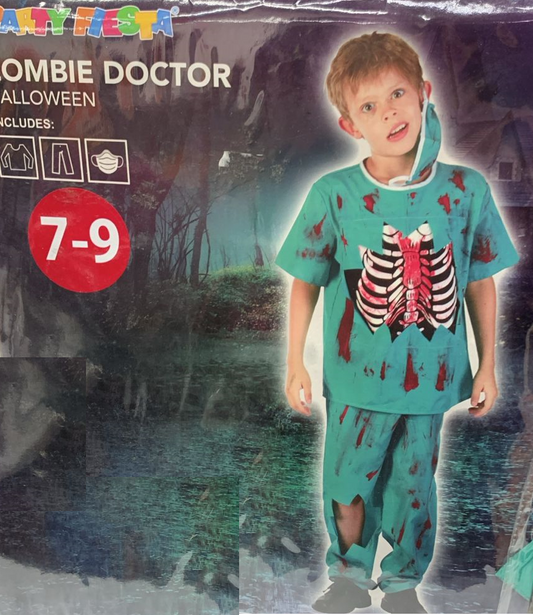 DISFRAZ MÉDICO ZOMBIE (7-9)