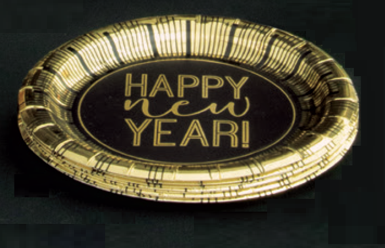 8 PLATOS NEW YEAR DELUXE 18CM