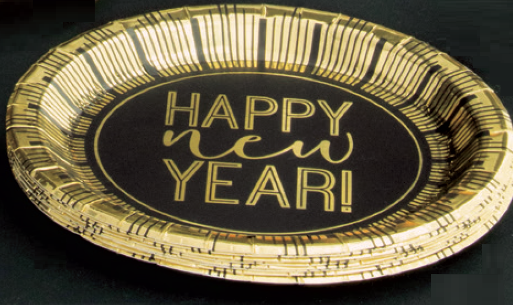 8 PLATOS NEW YEAR DELUXE  23CM