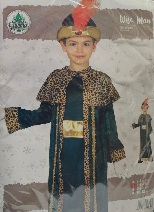 DISFRAZ REY MAGO VERDE (5-6 AÑ