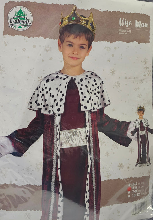 DISFRAZ REY MAGO ROJO (5-6 AÑO