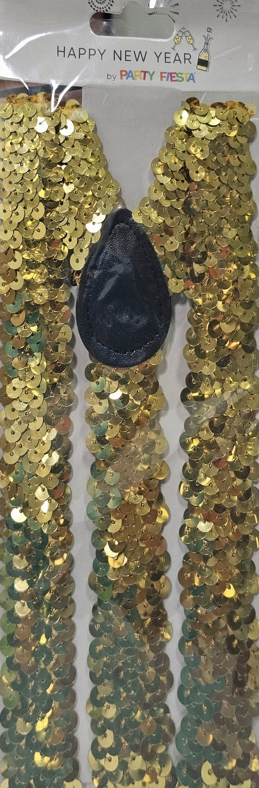 TIRANTES LENTEJUELAS ORO