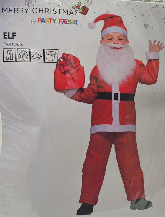 DISFRAZ SANTA NIÑ0 (1-2 AÑOS)