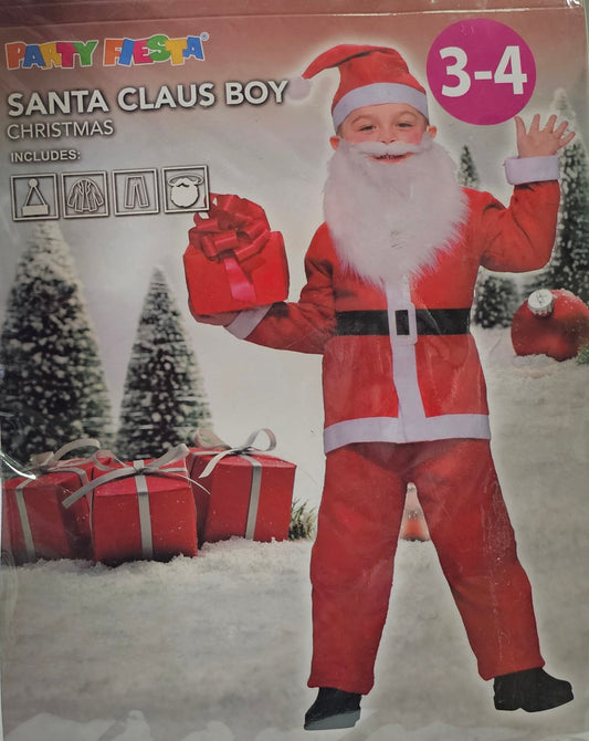DISFRAZ SANTA NIÑ0 (3-4 AÑOS)