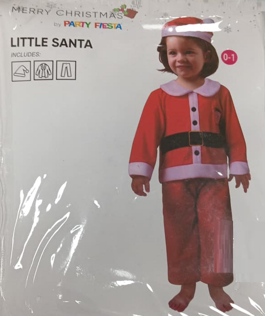 TRAJE PAPA NOEL BEBE (6 MESES)