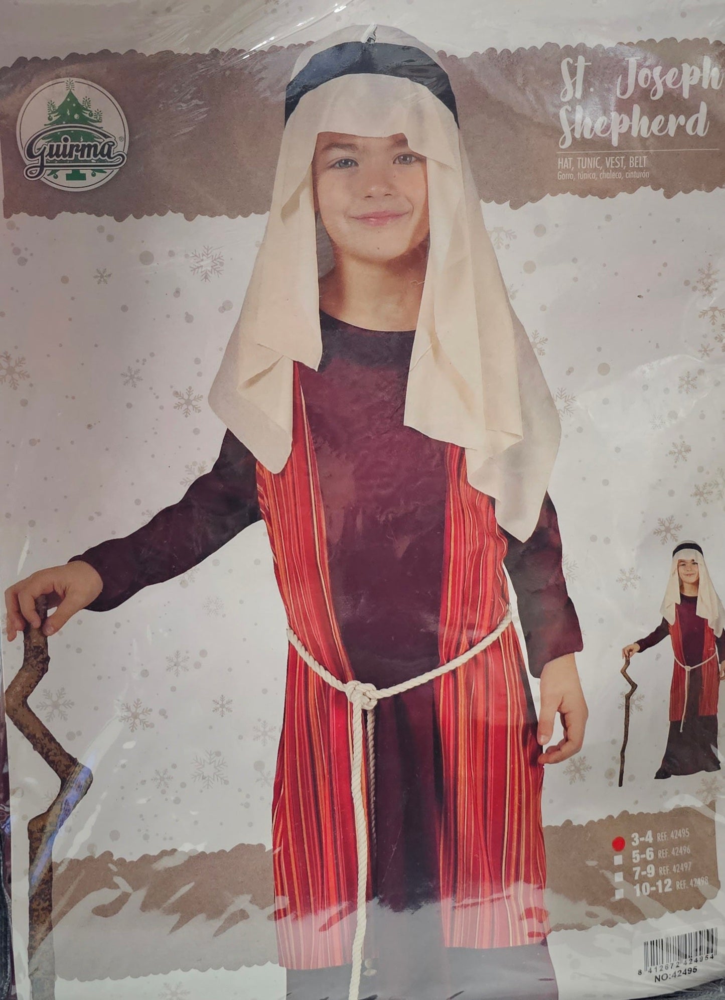 DISFRAZ SAN JOSÉ (3-4 AÑOS)