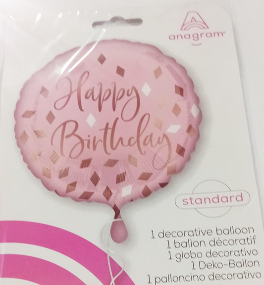 GLOBO MYLAR HB TRIANGULOS DORA