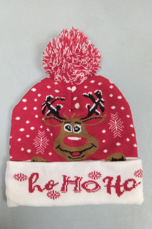 GORRO NAVIDAD LUZ