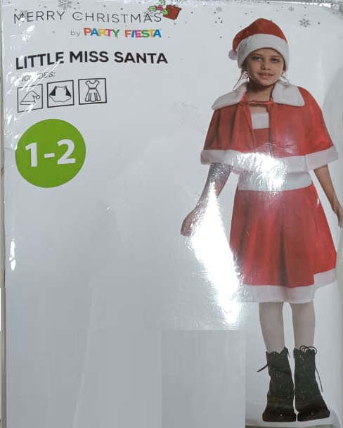 DISFRAZ SANTA NIÑA (1-2AÑOS)