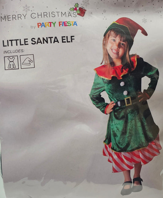 DISFRAZ ELFO DELUXE NIÑA(5-6