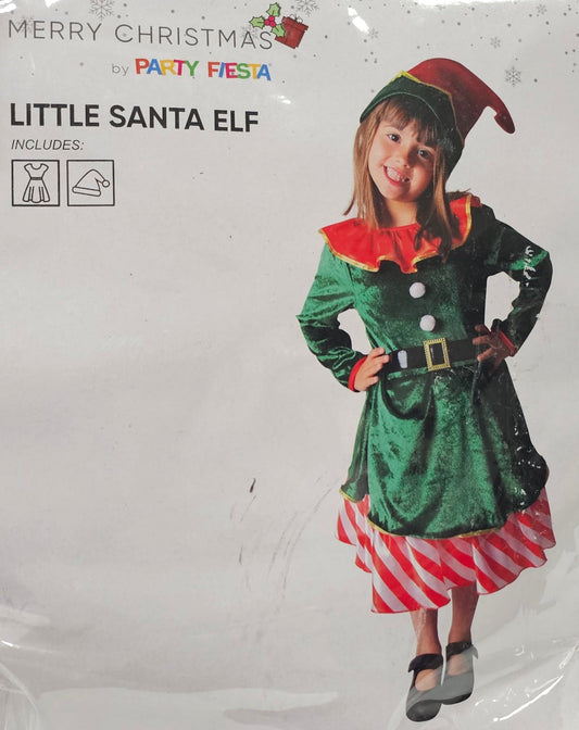 DISFRAZ ELFO DELUXE NIÑA (1-2