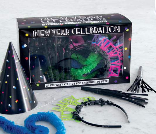 KIT COTILLON COLOR NEON 8 PERS