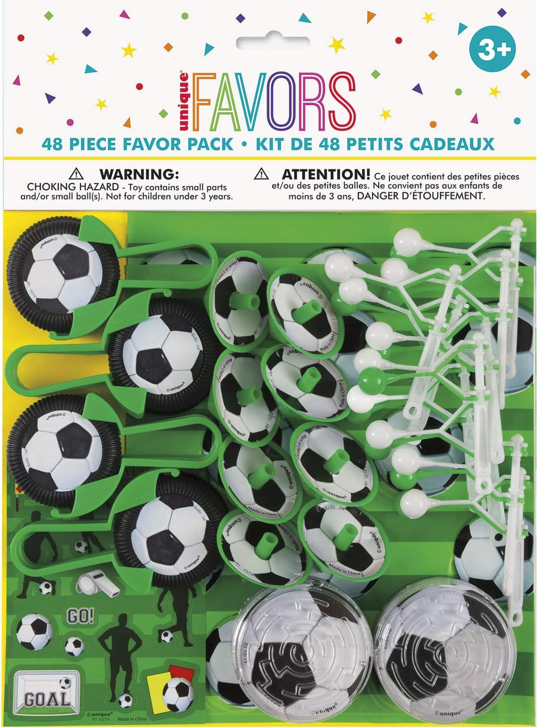 CONJUNTO PIÑATA FUTBOL 48 UNID
