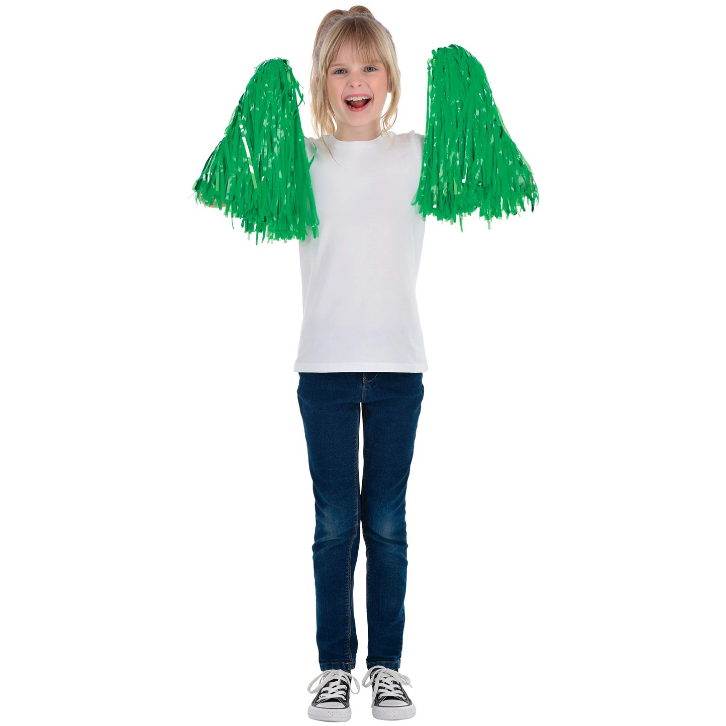 2 POMPOM VERDE 40CM