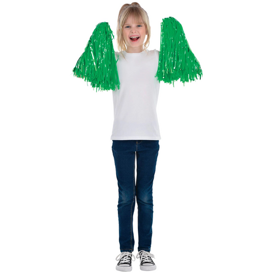 2 POMPOM VERDE 40CM