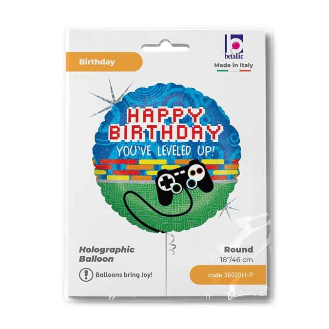 GLOBO 18PG BDAY GAME CONTROLLE