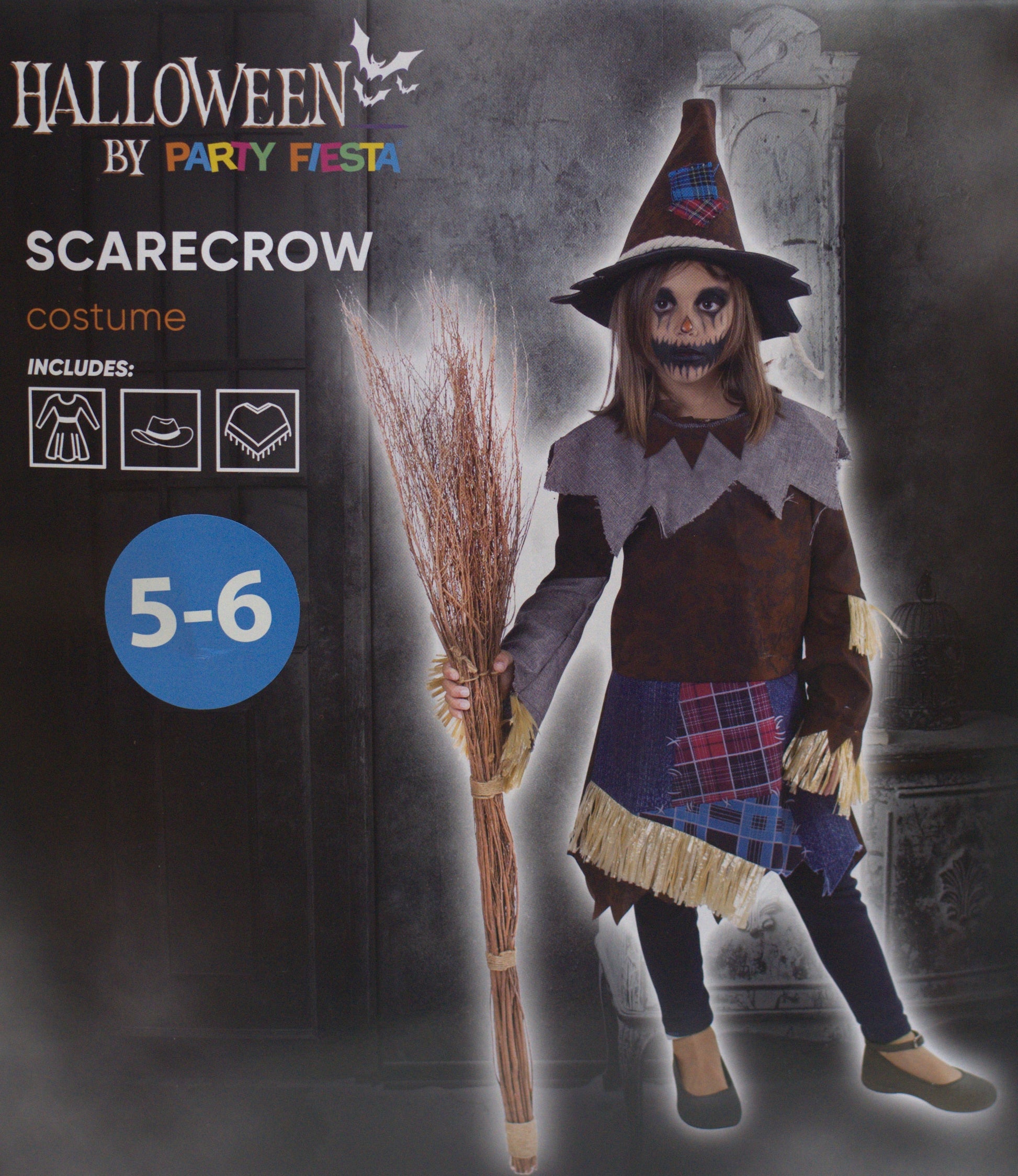 DISFRAZ ESPANTAPÁJAROS NIÑA (5