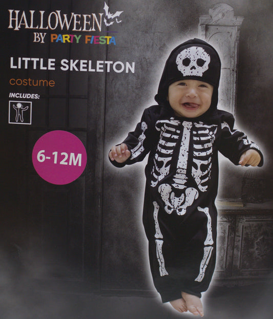 DISFRAZ ESQUELETO (6-12M)