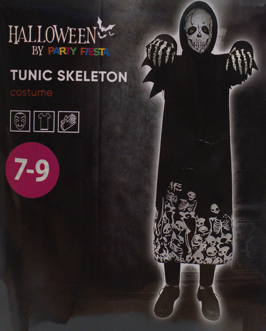 DISFRAZ ESQUELETO TÚNICA (7-9)