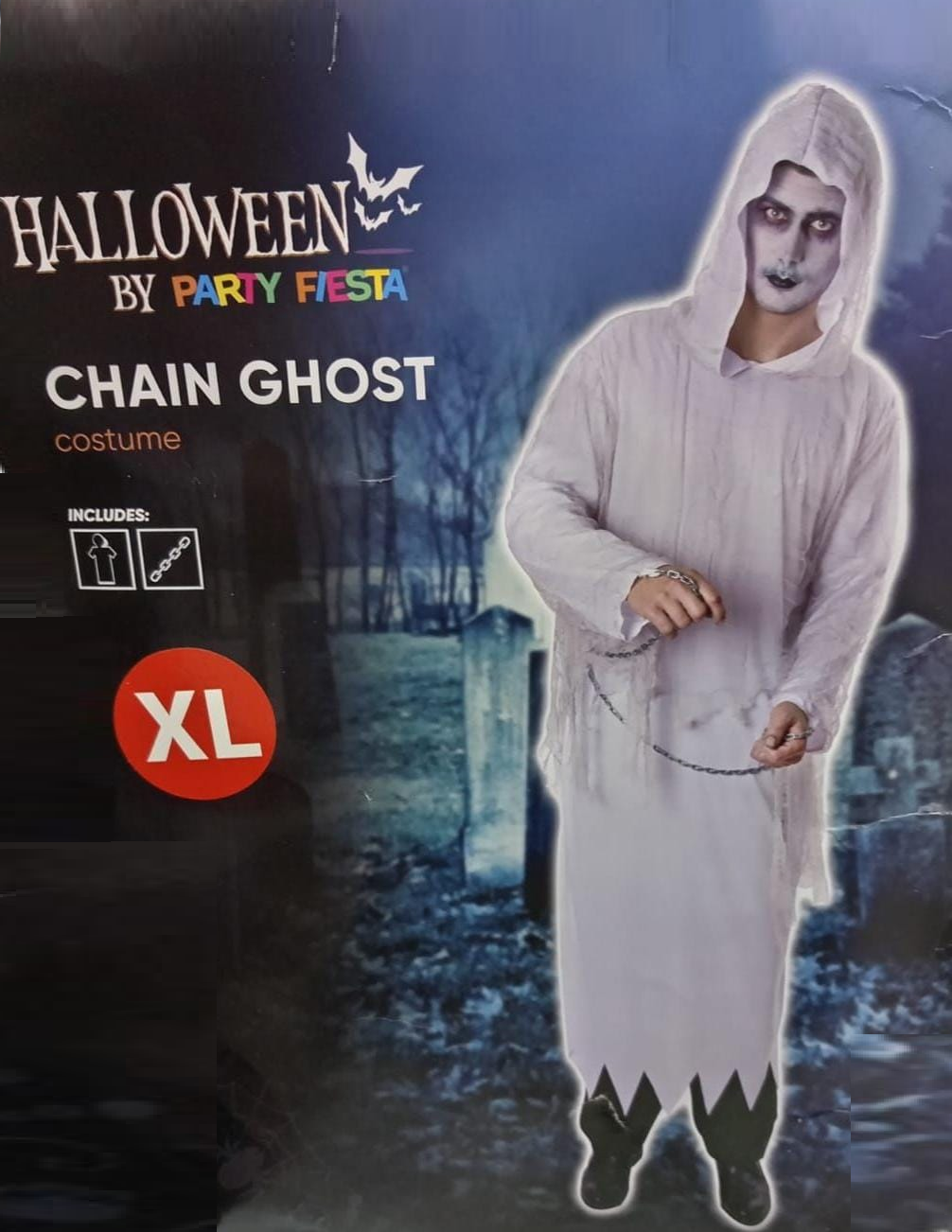 DISFRAZ FANTASMA CADENAS (M)
