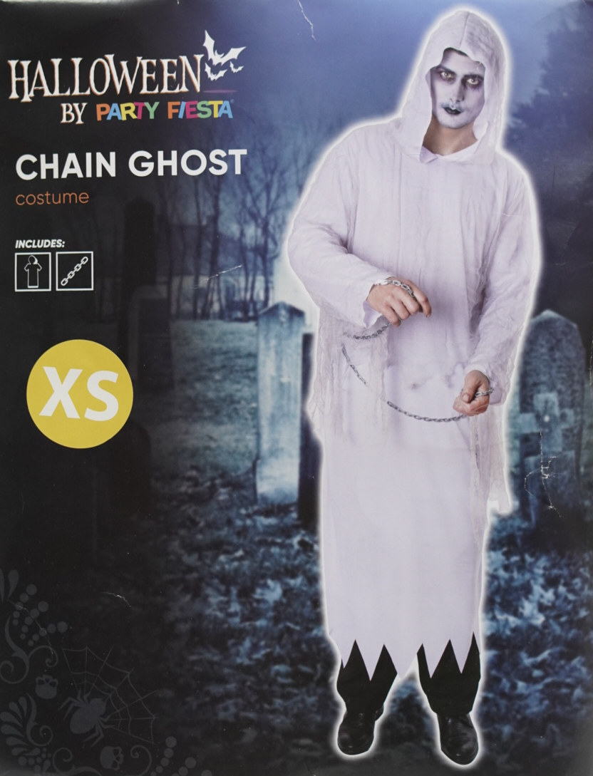 DISFRAZ FANTASMA CADENAS (XS)