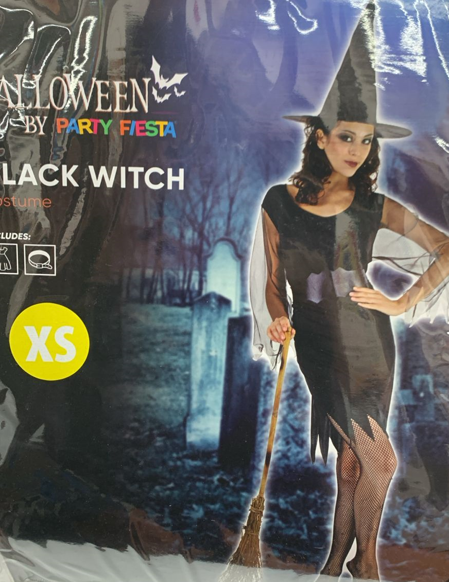 DISFRAZ BRUJA NEGRA SENC (XS)