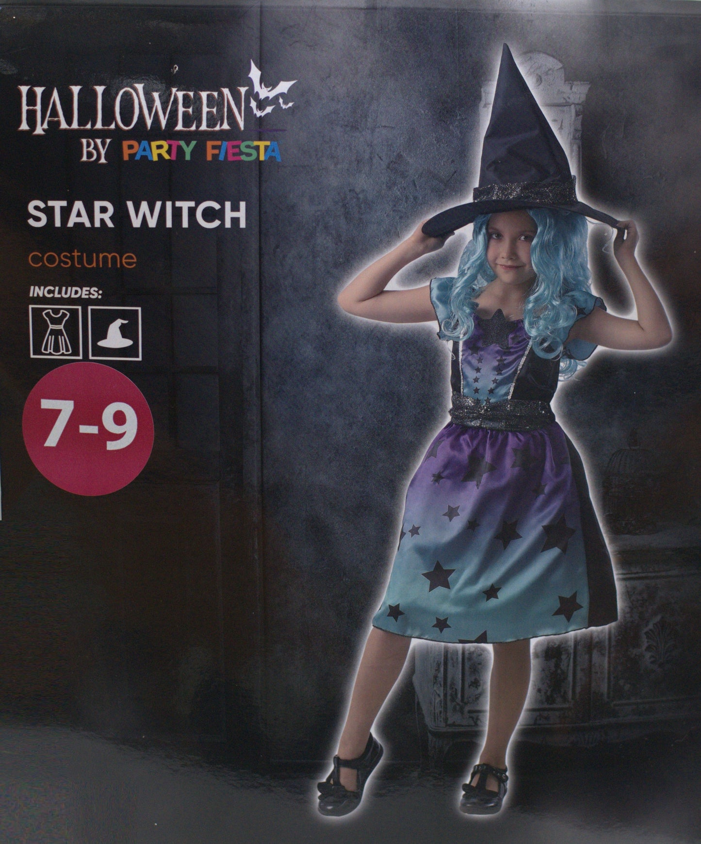 DISFRAZ BRUJITA ESTR ROSA 7-9