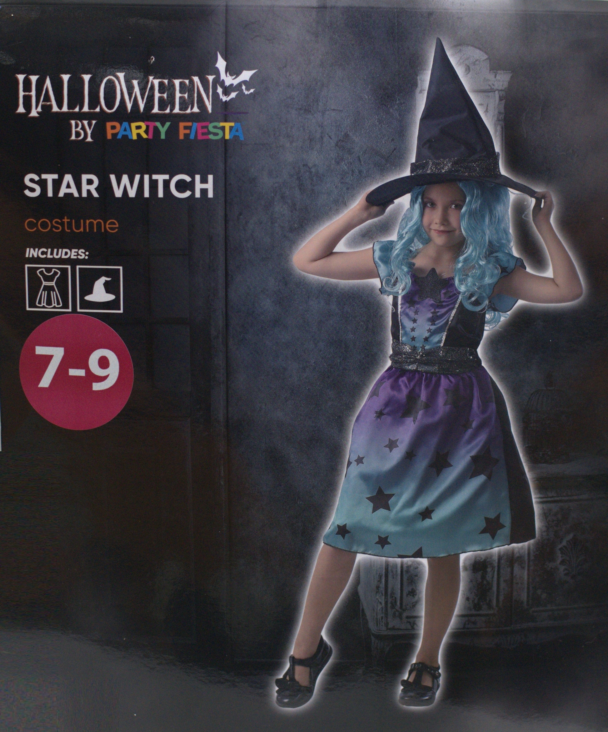 DISFRAZ BRUJITA ESTR ROSA 7-9