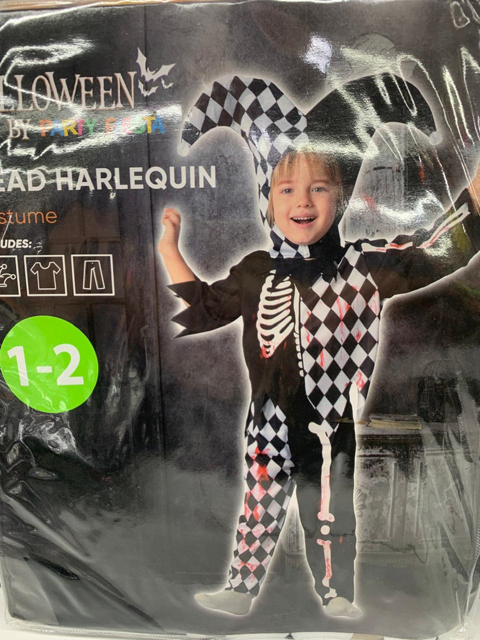 DISFRAZ ARLEQUÍN MALÉFICO (1-2