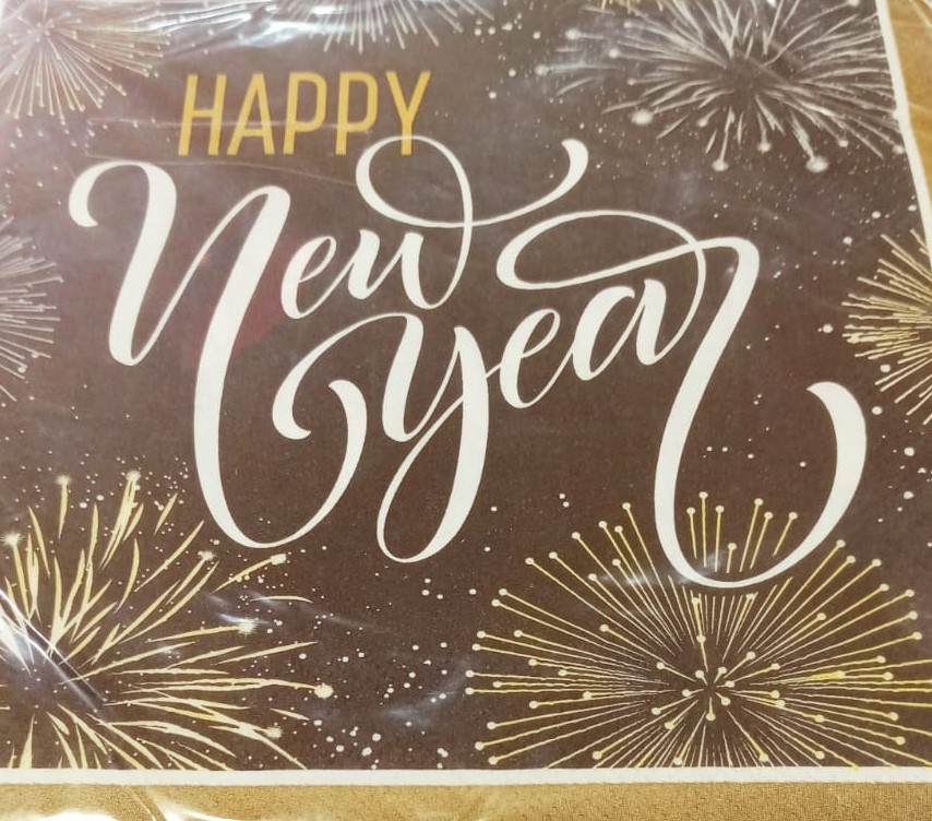 16 SERVILLETAS NEW YEAR