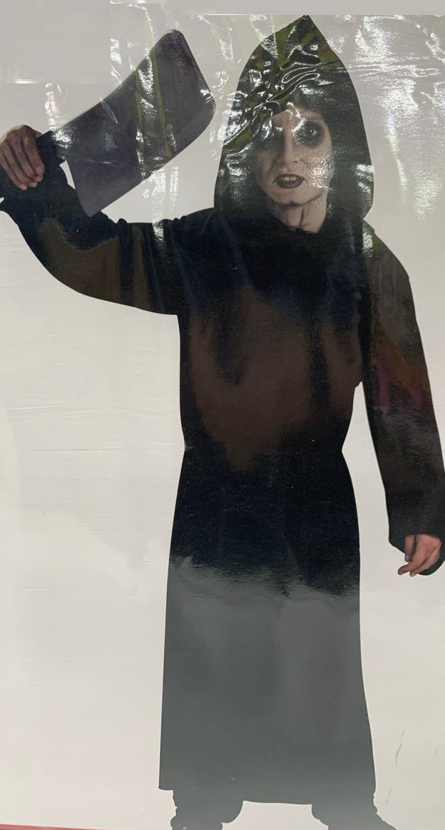 DISFRAZ MONJE INFIERNO NEGRO