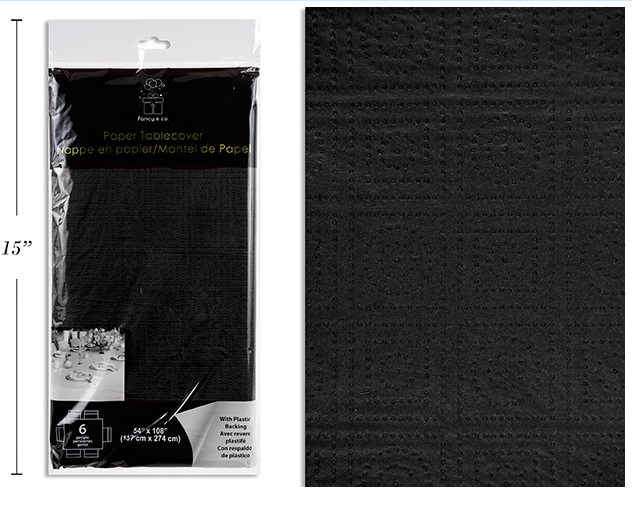 MANTEL PAPEL NEGRO