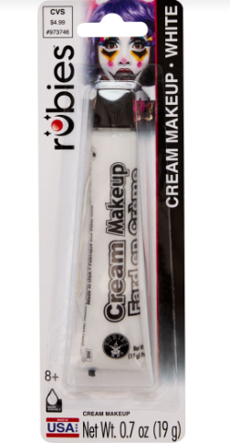 TUBO MAQUILLAJE BLANCO