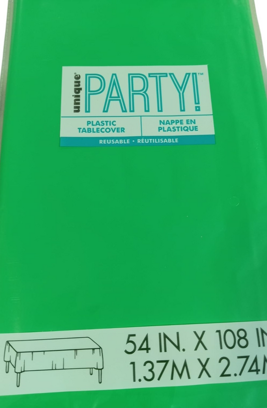 MANTEL PLASTICO VERDE