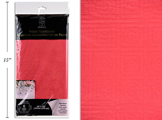 MANTEL PAPEL ROJO