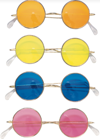GAFAS HIPPIE LENNON 70S REDOND