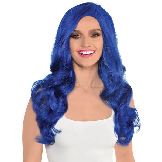 PELUCA GLAMOUR AZUL