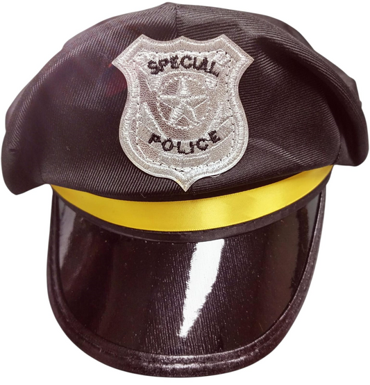 GORRA POLICIA TELA NEGRA
