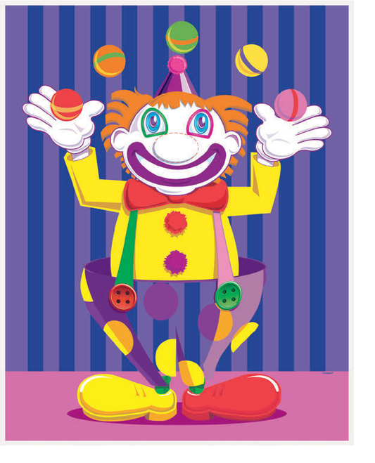 JUEGO PARED PAYASO UK.