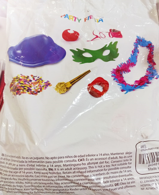 COTILLON PARTY FIESTA LUJO 40X