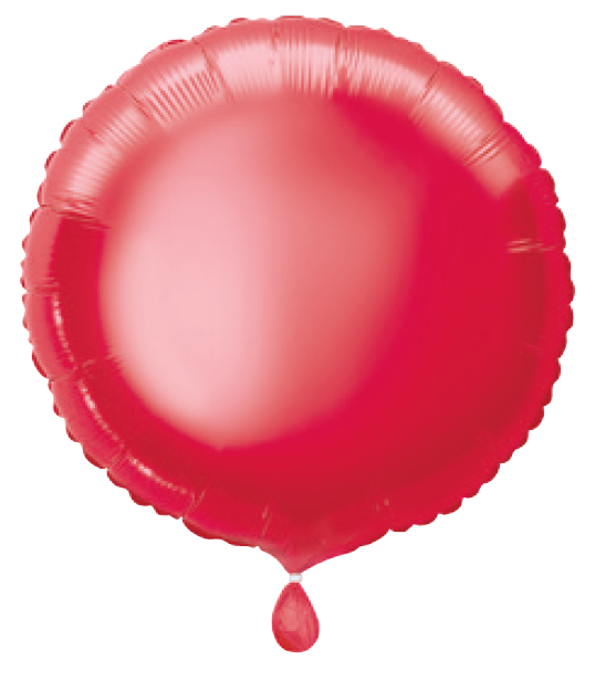 GLOBO MYLAR REDONDO ROJO A